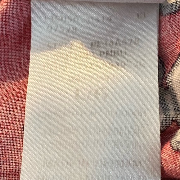 Peanuts Shirt Women’s Scrub Top Size Large Short Sleeve Red Cotton Medical - Picture 3 of 9